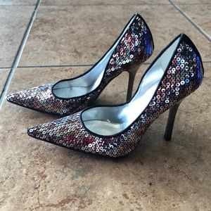 Guess by Marciano sequin 4” heels